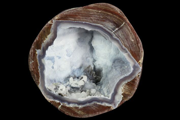 Crystal Filled Dugway Geode (Polished Half) #121645